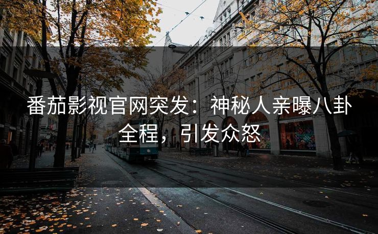 番茄影视官网突发：神秘人亲曝八卦全程，引发众怒